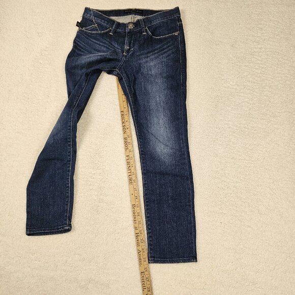 ROCK REPUBLIC Jeans Women's Size 6 Kashmiere Crop Skinny Ankle Blue Distressed - Picture 3 of 14